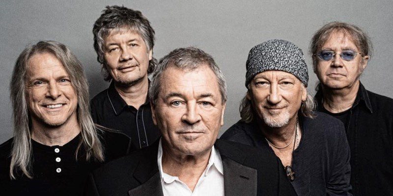 a recent photo of Deep Purple band members