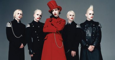 a photo of Marilyn Manson and band